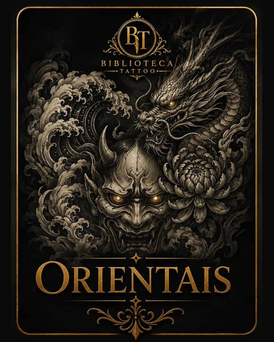 Exemplos de tatuagens orientais