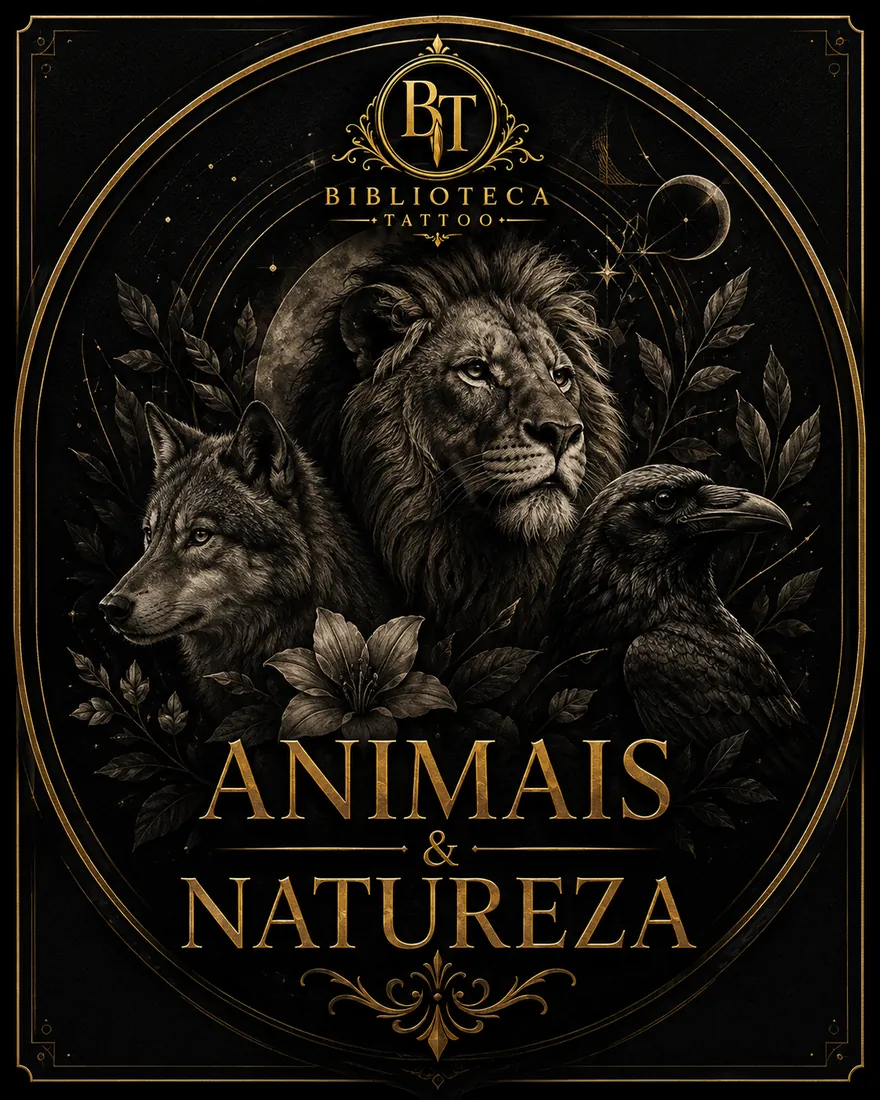 Exemplos de tatuagens animais & natureza