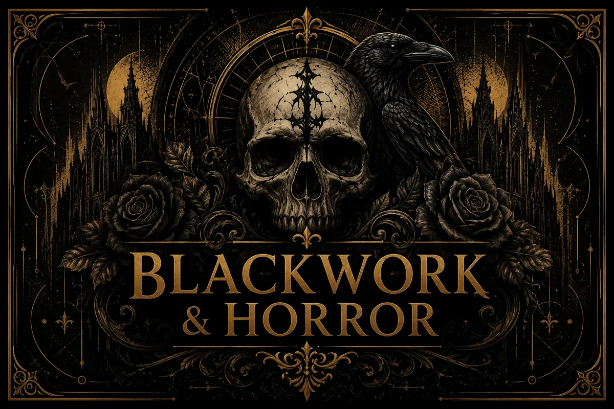 Exemplos de tatuagens blackwork